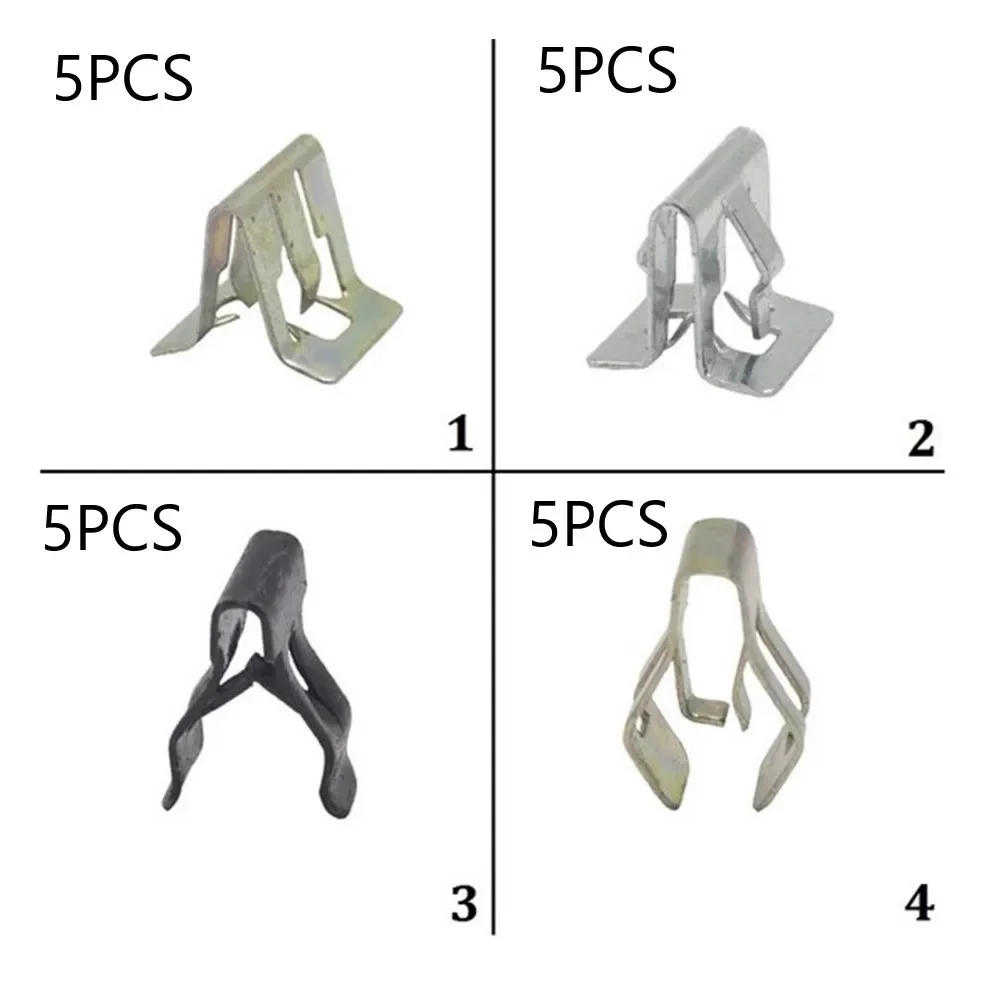 20X Car Center Console Dashboard Clip General Instrument Panel Metal Rivet Instrument Panel Fastener Clips NEW