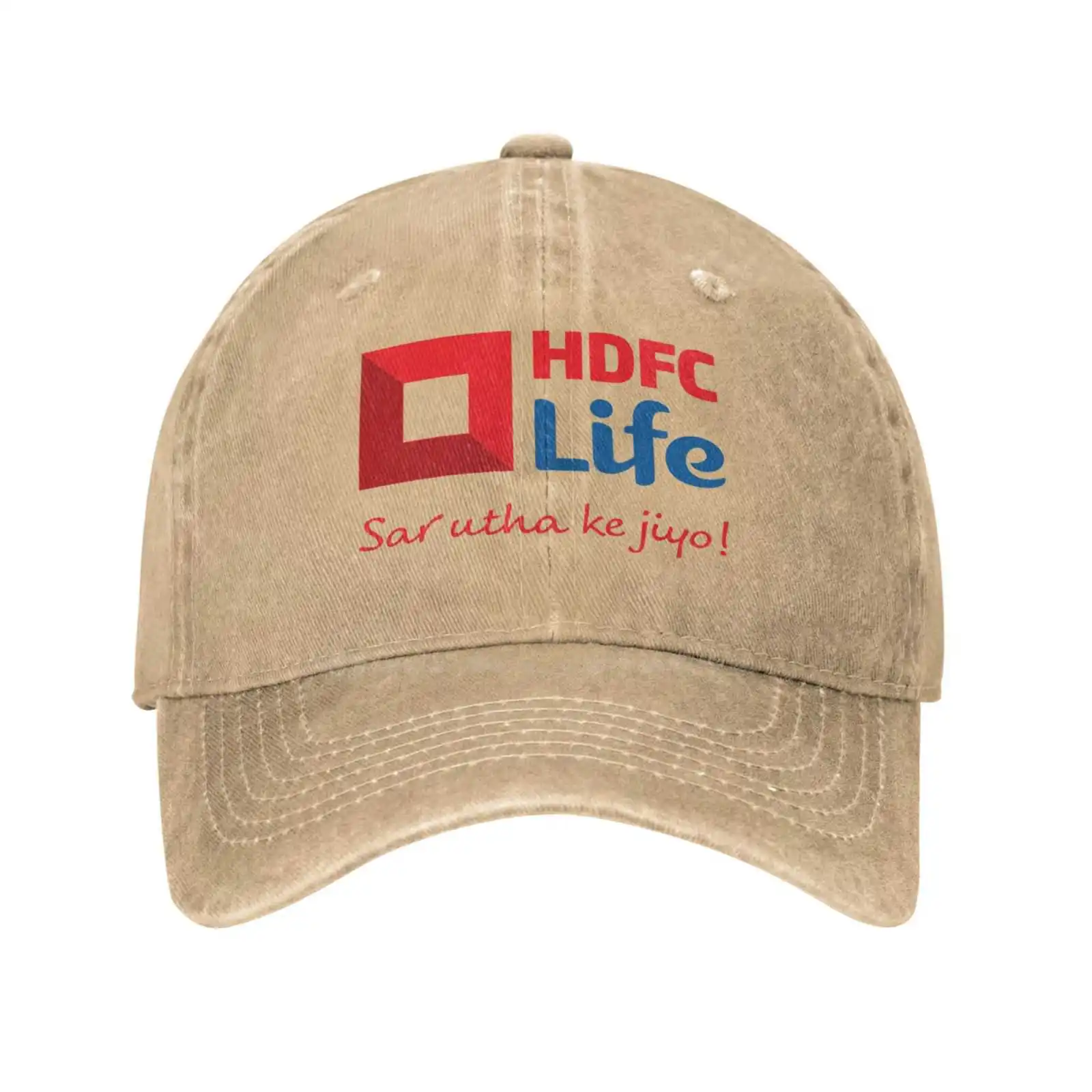 HDFC Life Logo Qualität Denim Cap Strick mütze Baseball mütze
