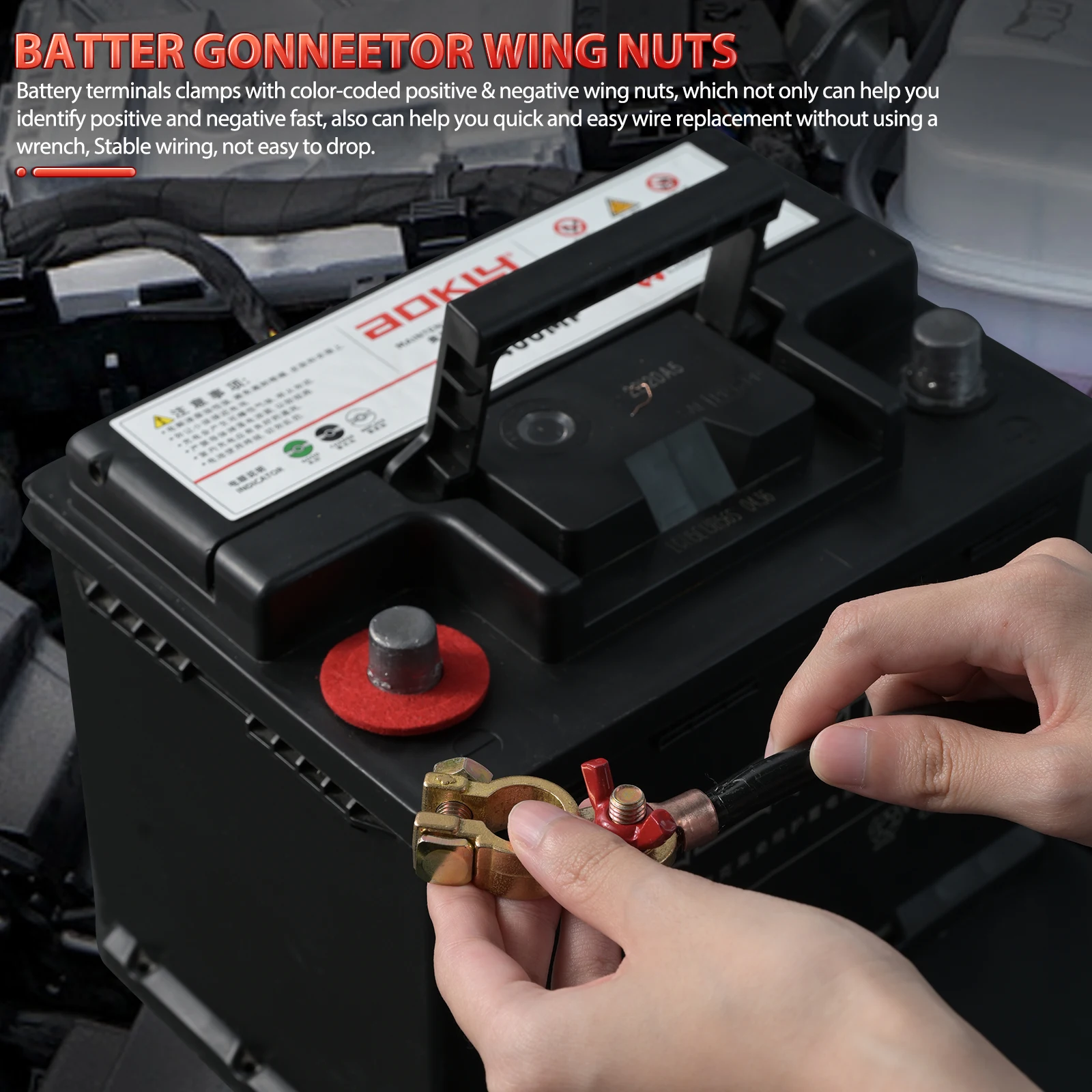 محطة بطارية نحاسية صلبة ، موصل - مراجعة Battery Terminal Clamps Quick Release Brass وسعره