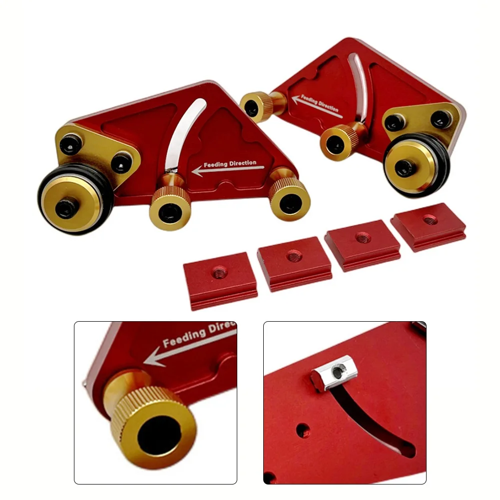Flexible Adjustments Aluminium Feeder Profile for Woodworking Router Table Suitable for Different Workstations