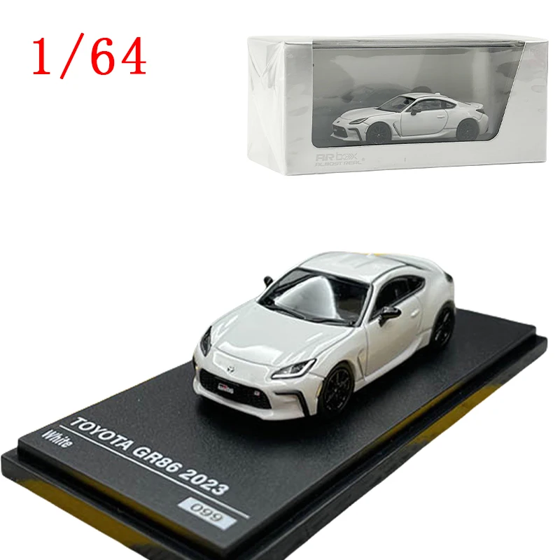 

Литая под давлением модель автомобиля AR BOX 1/64 Toyota GR86 Subaru BRZ Car ModeI Subaru Sports Car Play Vehicles Original Box