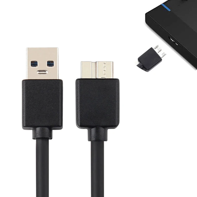 [SU]USB 3.0 Hard Drive Disk Cable USB 3.0 A M To Micro B Adapter Cable SATA Data Sync Cable Cord External Hard Drive Disk HDD