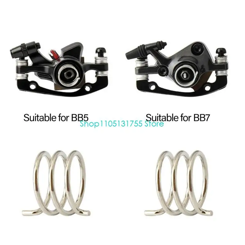 

K0EF Steel Braking Return Spring Clip Bike Disc Brake Caliper Spring Cycling Brake Bike Springs for BB5/BB7 Easy to Use