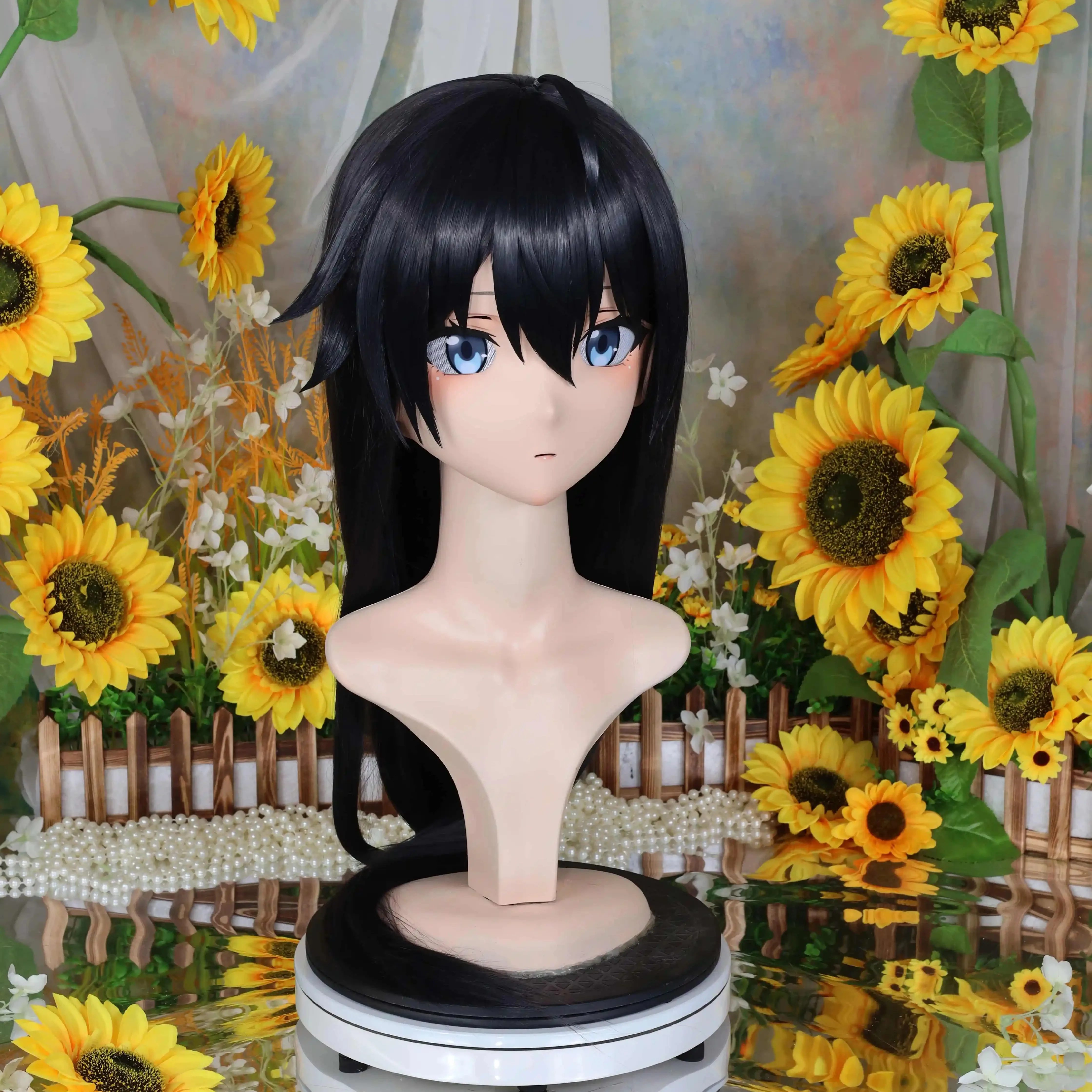 Kigurumi Snow Under Snow NFD Full Headband Lock Cosplay Headshell Props Costume Anime Game