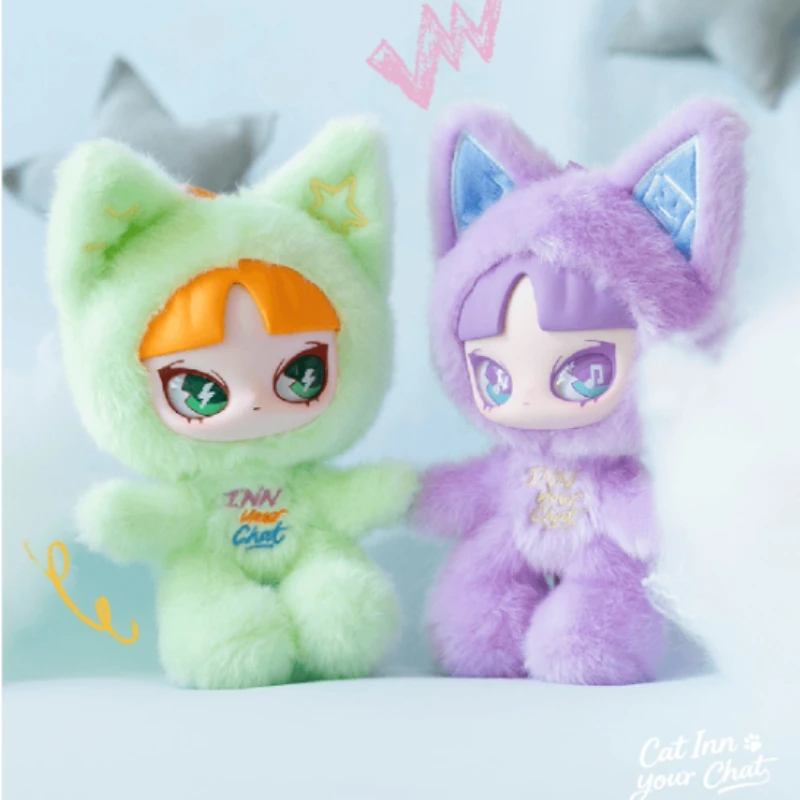 INN Cat Your Chat Series Caja Sorpresa, Colgante de Muñeco de Vinilo de Peluche INN'S, Bolsa Sorpresa, Llavero de Muñeco de Anime de Gato, Caja Misteriosa, Juguete Decorativo para Bolsos
