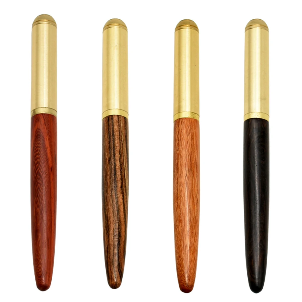 Luxusmarke Holz Füll federhalter 0,5mm feine Feder Kalligraphie Stifte schreiben Metall Holz Geschenk Stift Schreibwaren Büro Schul bedarf – Detail 7