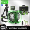 Huepar 셀프 레벨링 레이저 레벨 세트, LCD 스크린, 블루투스 리모컨, 타일 바닥용, 16 라인, 4D 라인, 4x360 ° 크로스 라인 1