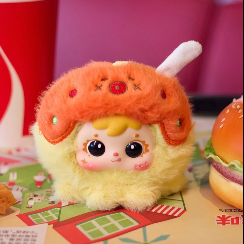 100% الأصلي الجديد صموئيل المقلية الروبيان سلسلة مفاجأة صندوق أعمى الفينيل أفخم قلادة هدية عيد ميلاد جمع دمية #2