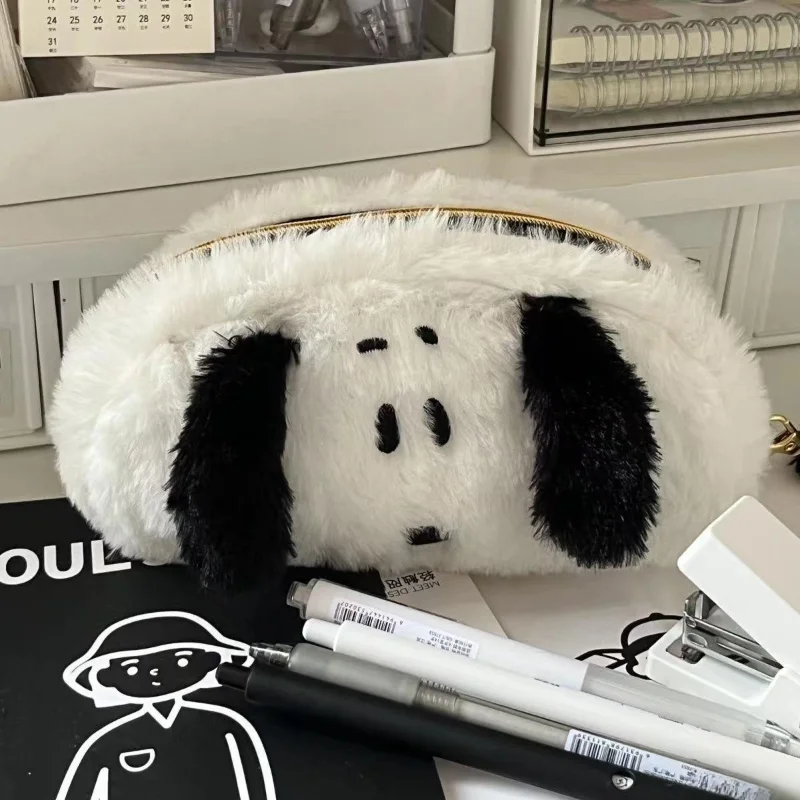 

Snoopy Series Cute Cartoon Plush Pen Bag Large Capacity Stationery Bag Junior Senior High School Students Kids Birthday Gifts