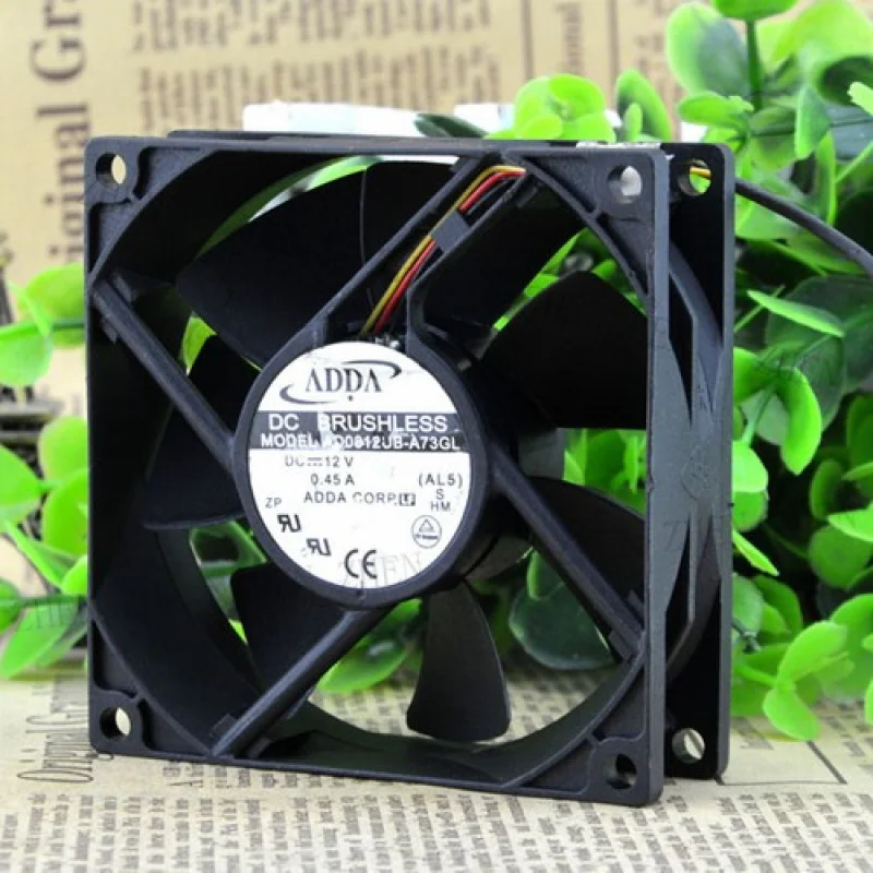 Y    1PC New for ADDA AD0812UB-A73GL 12V 0.45A 3pin cooling fan # QW.
