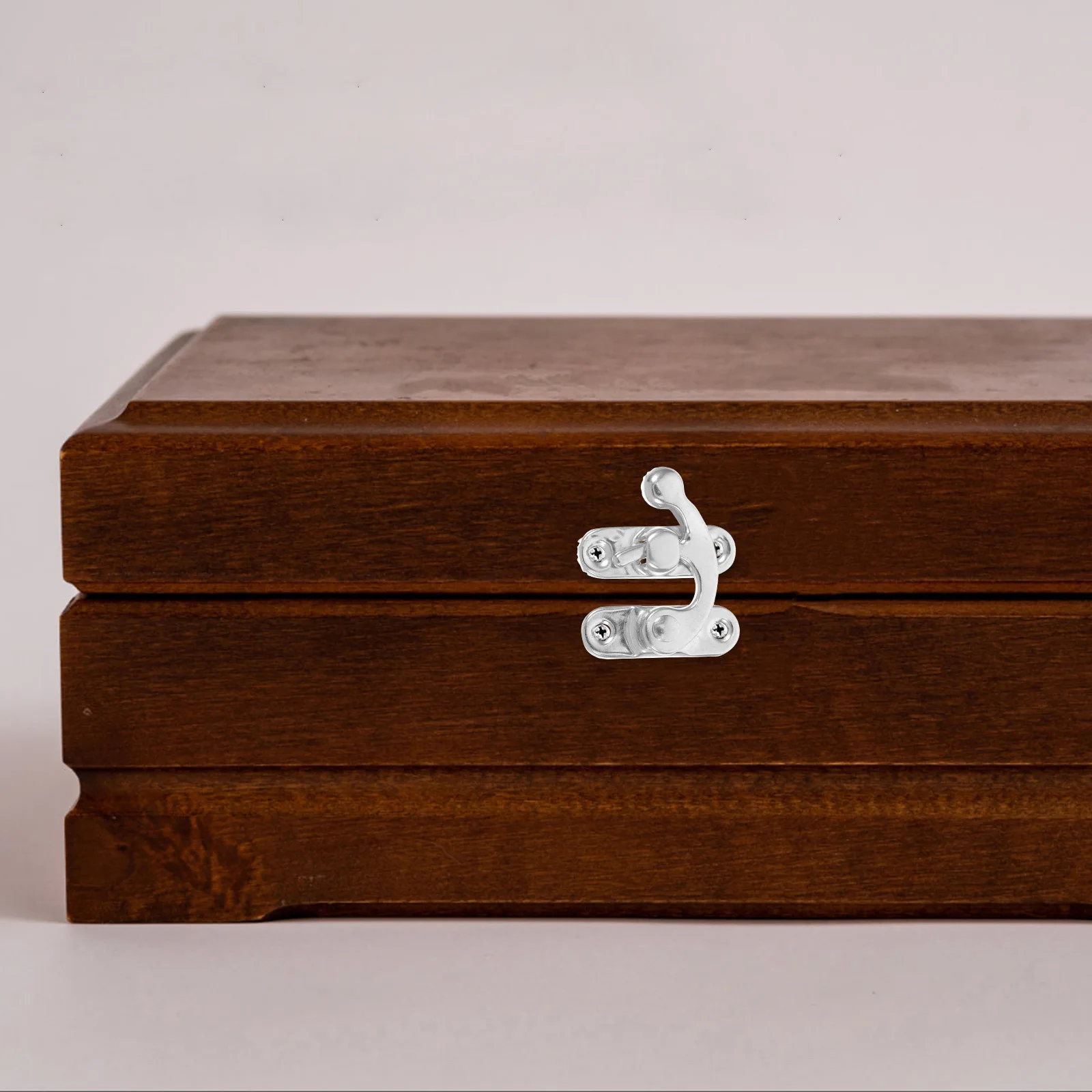 

6pcs Bronze Box Latch Catch Vintage Hook Hasp For Jewelry Cabinet Toolbox Storage Clasp Lock Cabinet Hardware Metal