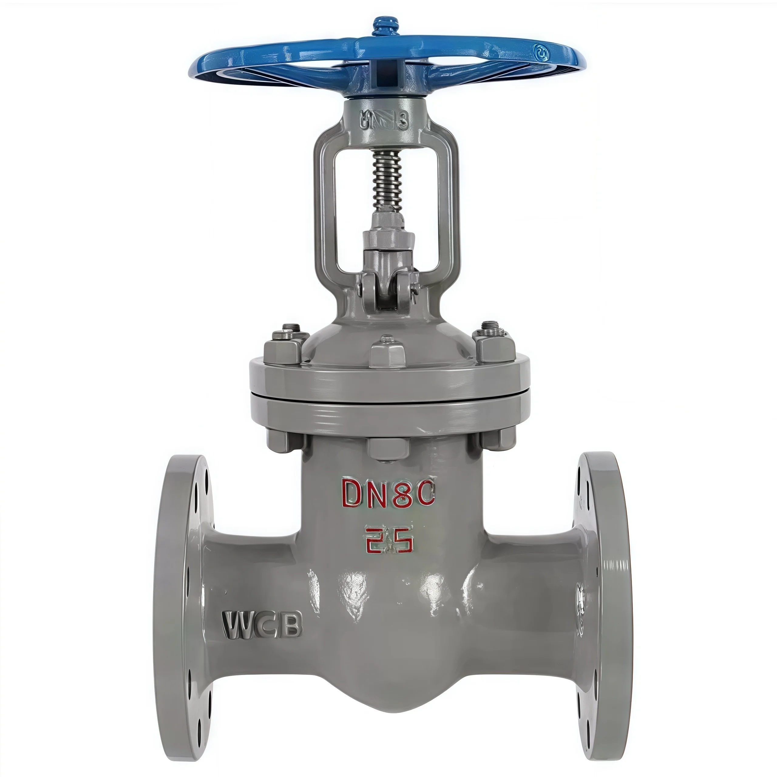

China Carbon Steel DN80 PN25 Rising Industrial Water Stem Manual Hard Seal Flange Gate Valve High Temperature Media Resistance