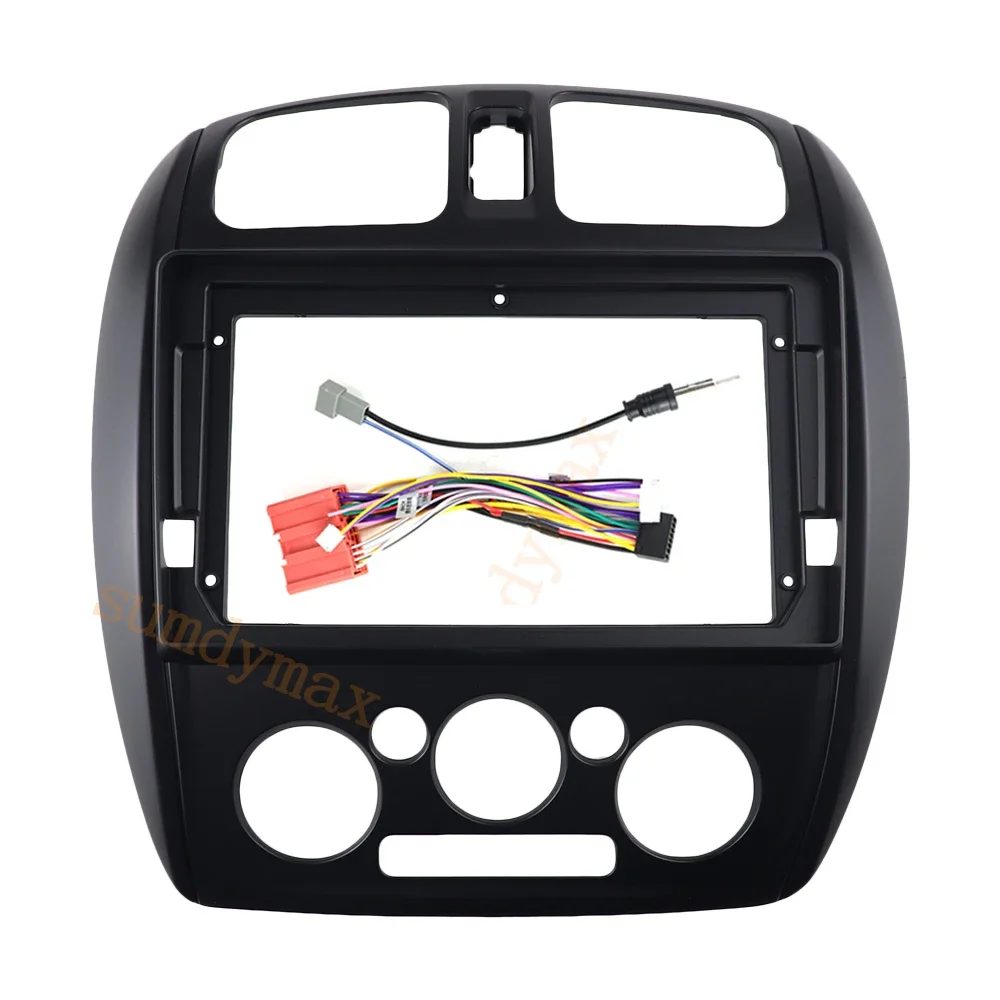 Car Radio Fascia for MAZDA 323 HAIMA FREEMA FORD LASER 2din 9inch DVD Stereo Frame Plate Adapter Mounting Dash