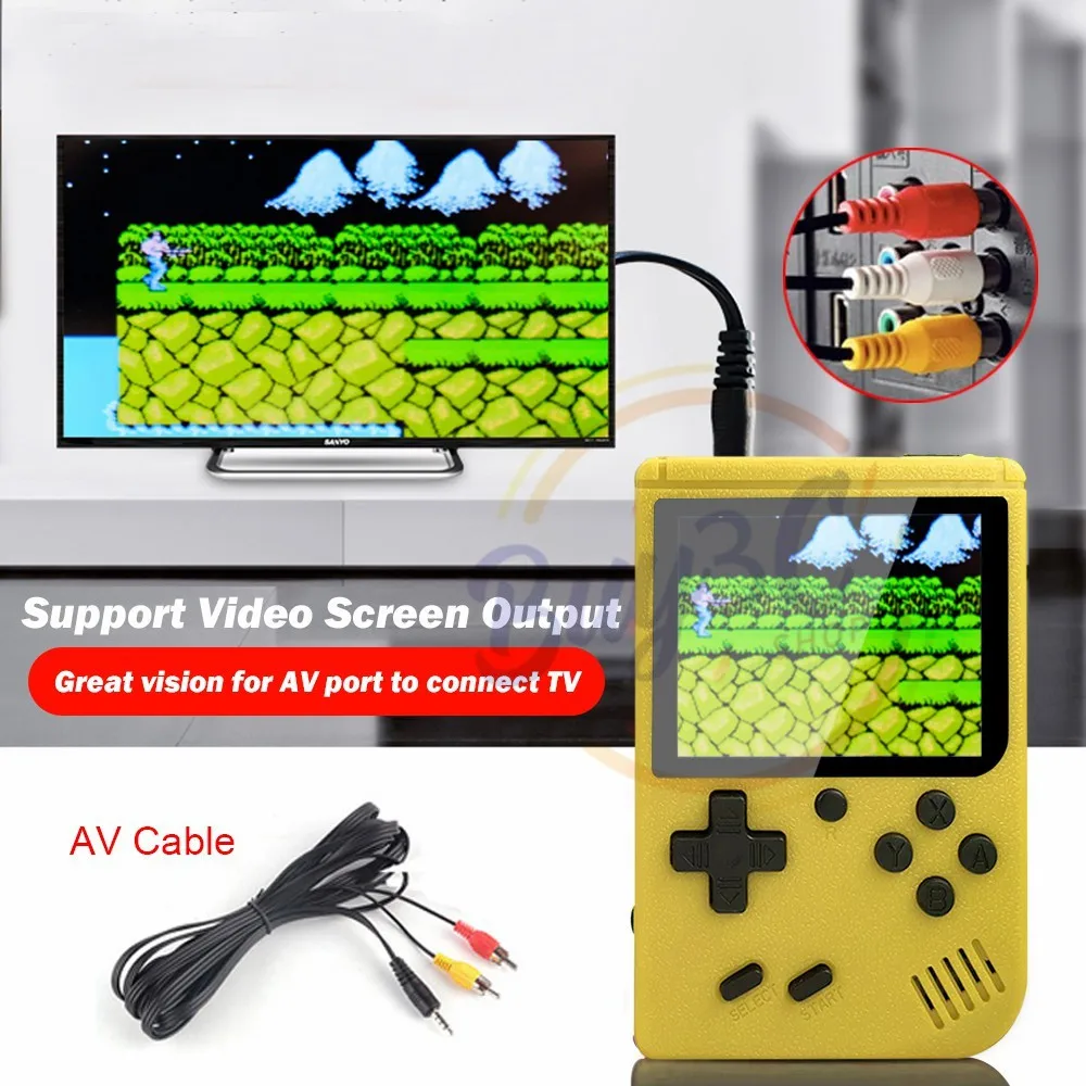 500 IN 1 Retro Mini Game Machine Console Gameboy Rechargeable Portable Video Handheld Ma-rio PSP Built-in 400 Games