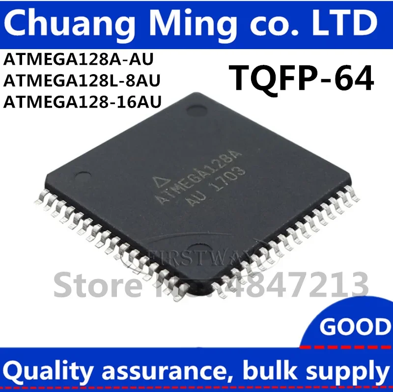 Free Shipping 50pcs/lot ATMEGA128A ATMEGA128L ATMEGA128 ATMEGA128A-AU ATMEGA128L-8AU ATMEGA128-16AU TQFP64 IC