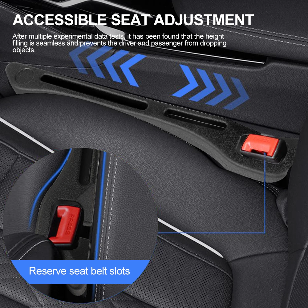 Universal Car Seat Gap Filler Side Seam Plug Strip Styling Seat Gap Leak-proof Filling Strip Interior Accsesories Supplies