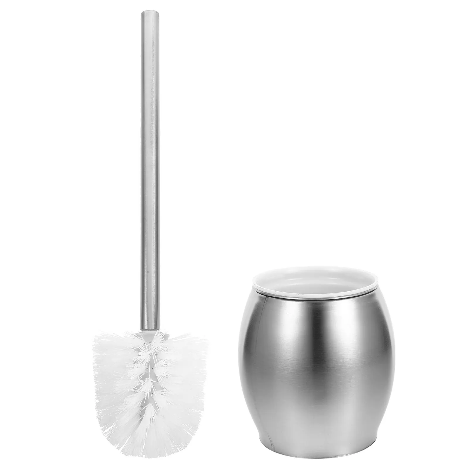 

Набор компактных легких щеток для унитаза с держателем, щетина не царапает, для дома, офиса, больницы, принадлежности для уборки ванной комнаты