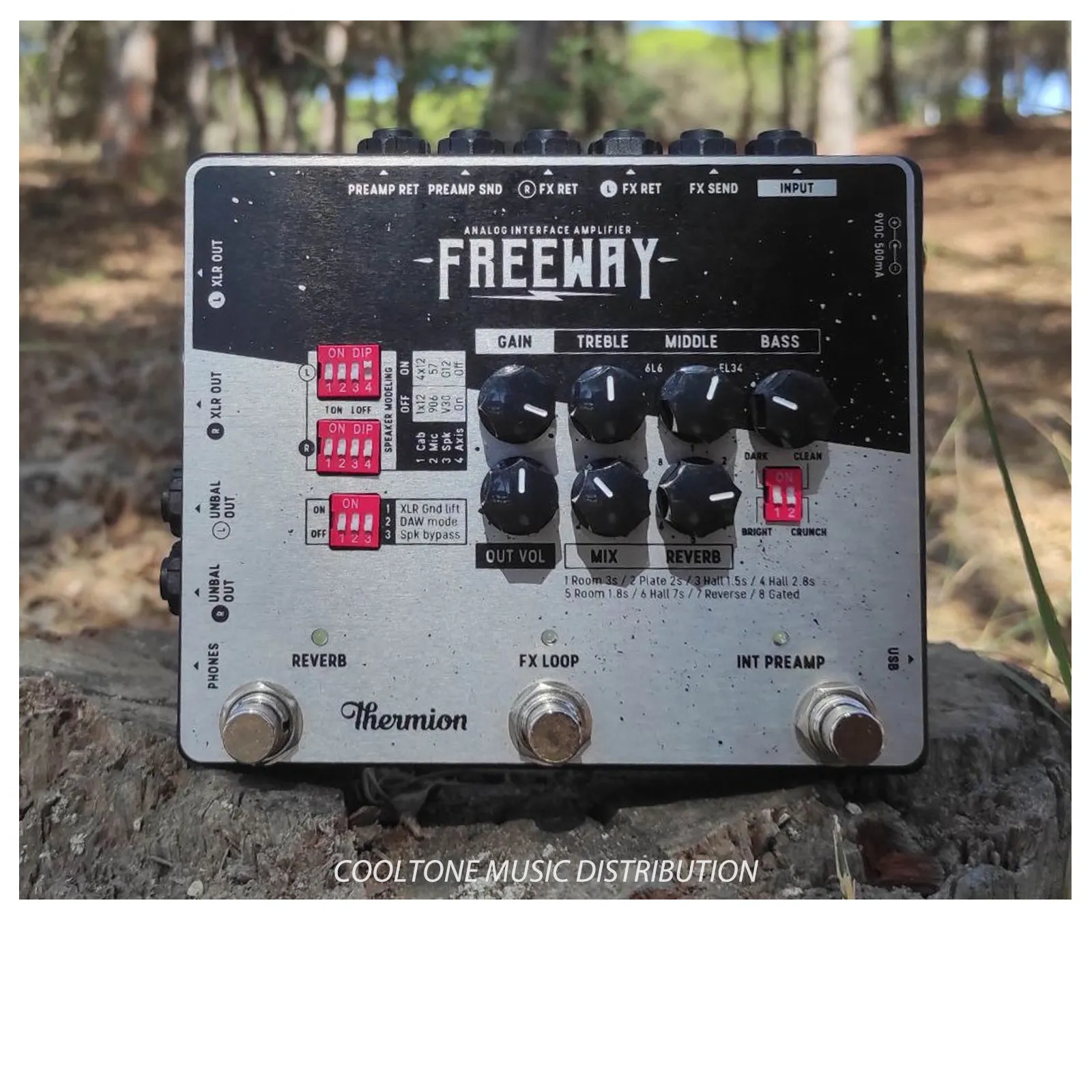 Spanish-made Thermion Freeway preamp and DI multifunction analog effects