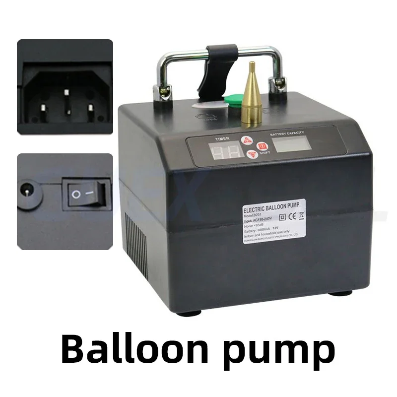 B231 Elektrische Inflator Opblaaspomp Machine Helium Draagbare Automatische Ballon Blaasmachine Voetstap Type Pompmachine