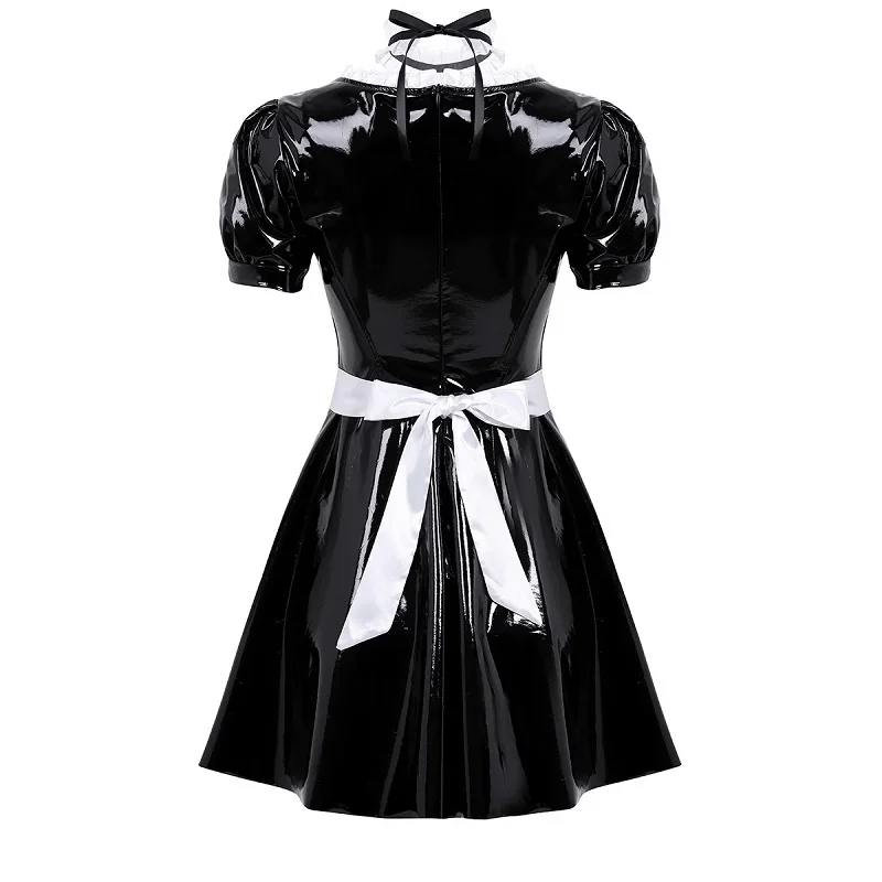 Niedliche Lolita-Dienstmädchen-Kostüme für Damen, Französische Dienstmädchen-Kostüme, Anime-Cosplay, Kellnerin-Party-Bühnen-Nachtclub-Auftrittskleider 2026 – Detail 5