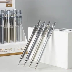 1pcs Mechanical Pencil 0.5/0.7mm Pencil Metal Rod Automatic Pen Pencil Lead Refill Student Stationery Wholesale Lapiseira