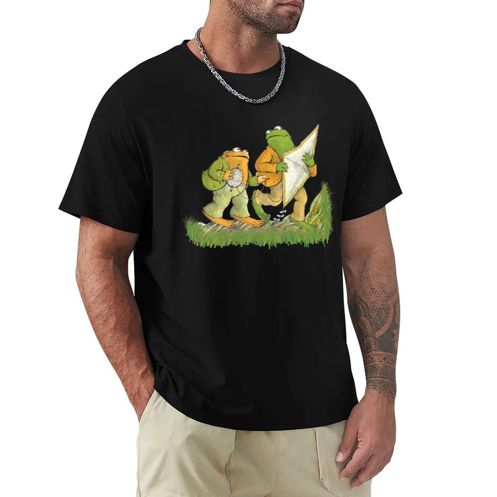 Frog and Toad are friends T-Shirt Athletic Fit Sports Short Sleeve Top
