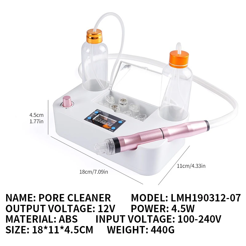 가정용 울트라 마이크로 버블 청소 기구, 미용 기구, 블랙헤드 모공 흡입, 얼굴 청소 및 회춘 미용