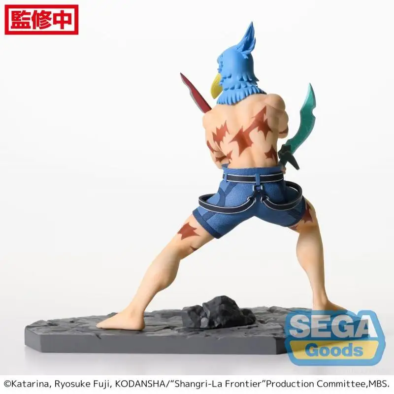 Original SEGA Luminasta Shangri-La Frontier Kusogee Hunter Sunraku PVC Anime Figure Action Figures Model Toys