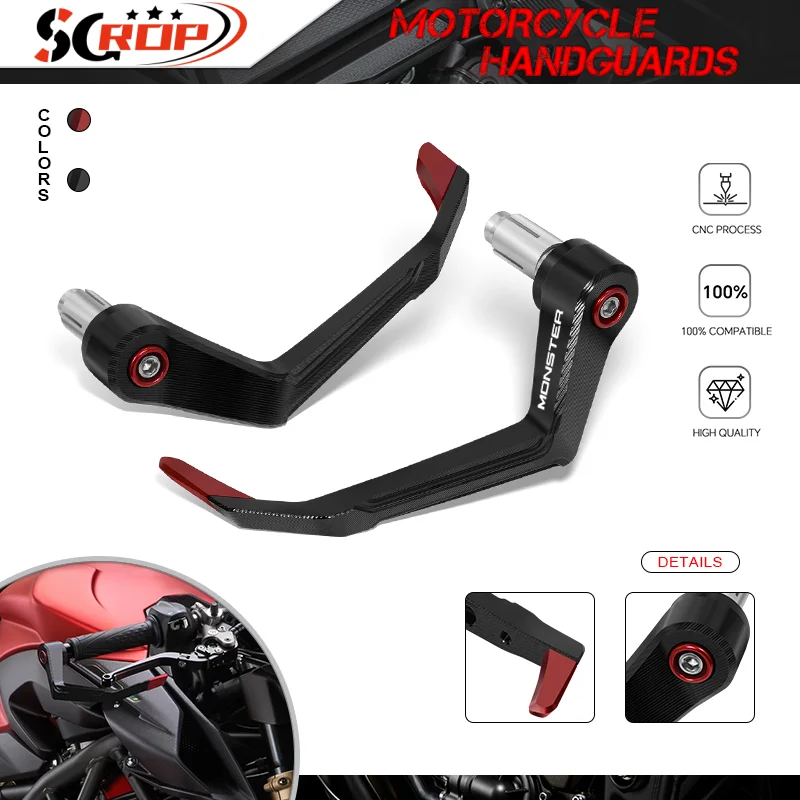 

For MONSTER695 821 848 1200 Hypermotard821 939 PANIGALE899 1098 V2 V4 Multistrada950 1200 1260 Motor Brake Clutch Bow Handguard
