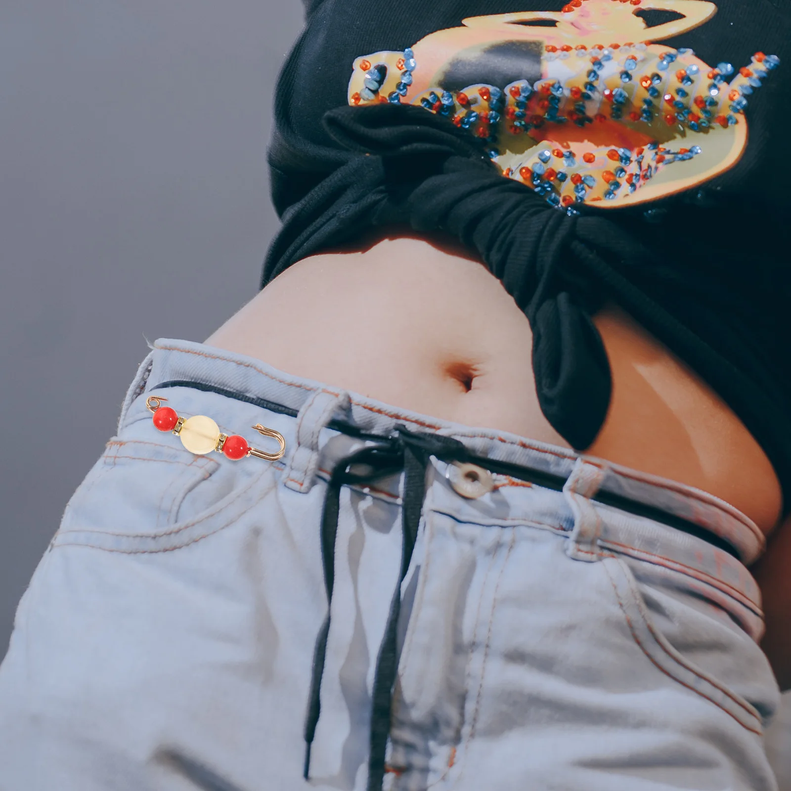 

12pcs Waist Adjustable Safety Brooch Pin For Dress Pants Sweater Scarf Shawl Clip Clothing Accessory Alloy Fastener Vintage