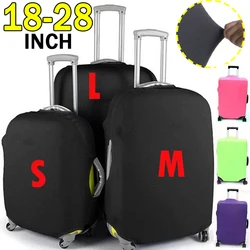 Tecido elástico Bagagem Capa, Suitcase Protector, rolamento Mala Caso, Dustproof Acessórios, Viagem, 18-28