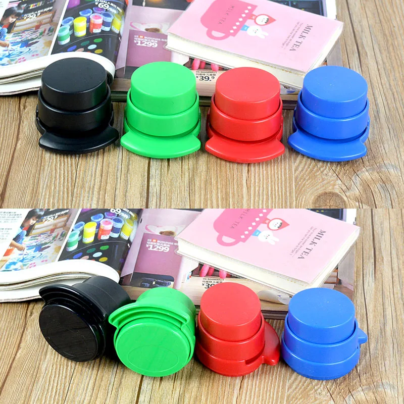 

Mini Stapleless Stapler Binding Paper Office Binding Free Staple Paperclip Binder Staple Less Home Stapler Free Paper Binder