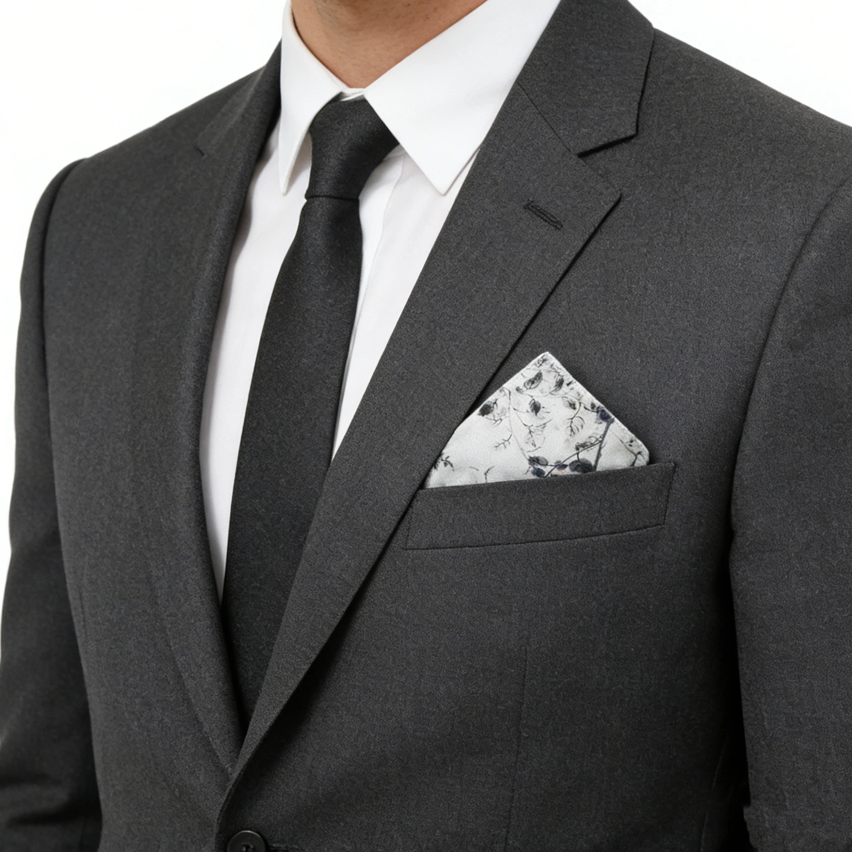 الرجال 24 سنتيمتر منديل القطن أنيقة زهرة الأخضر يترك نمط جيب مربع الزفاف ارتداء اليومي قميص دعوى اكسسوارات الهدايا