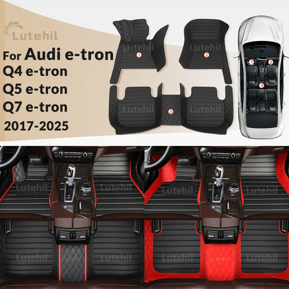 

Для Audi e-tron Q4 e-tron Q5 e-tron Q7 e-tron 2017-2025 пользовательские автомобильные коврики автомобильный ковер чехол аксессуары для интерьера 2024