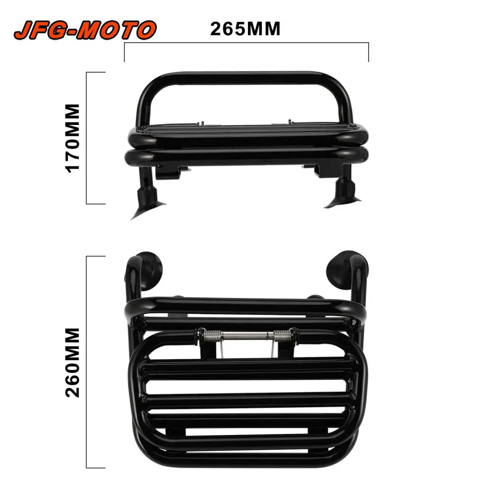 New Motorcycle Accessories Luggage Bracket Iron Storage Racks Front Shelf Front Rack Carrier for Victoria Sixties 150Si Parts