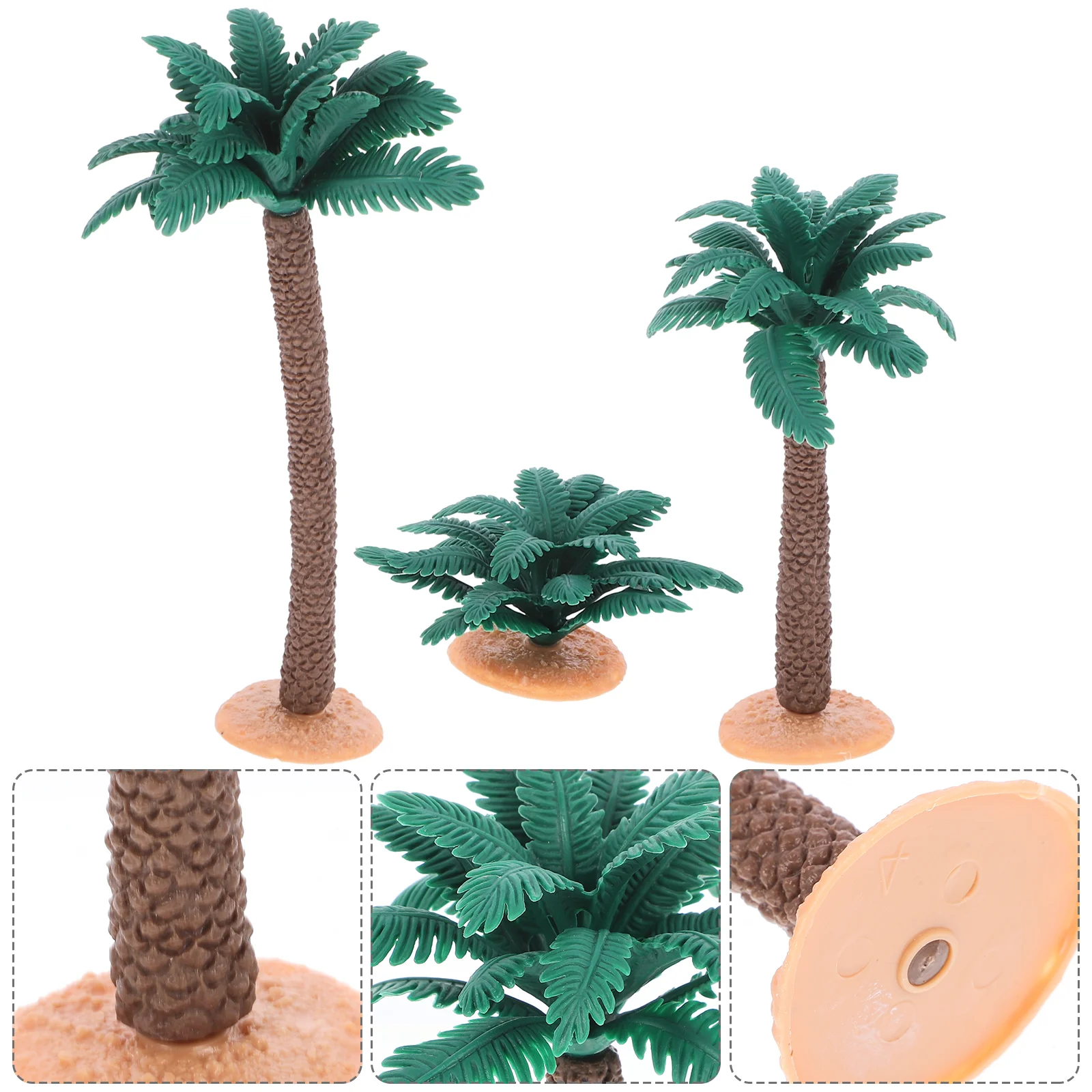 3-delige micro landschapsbomen simulatiemodel planten kunstmatig groen decor grenen pvc scène