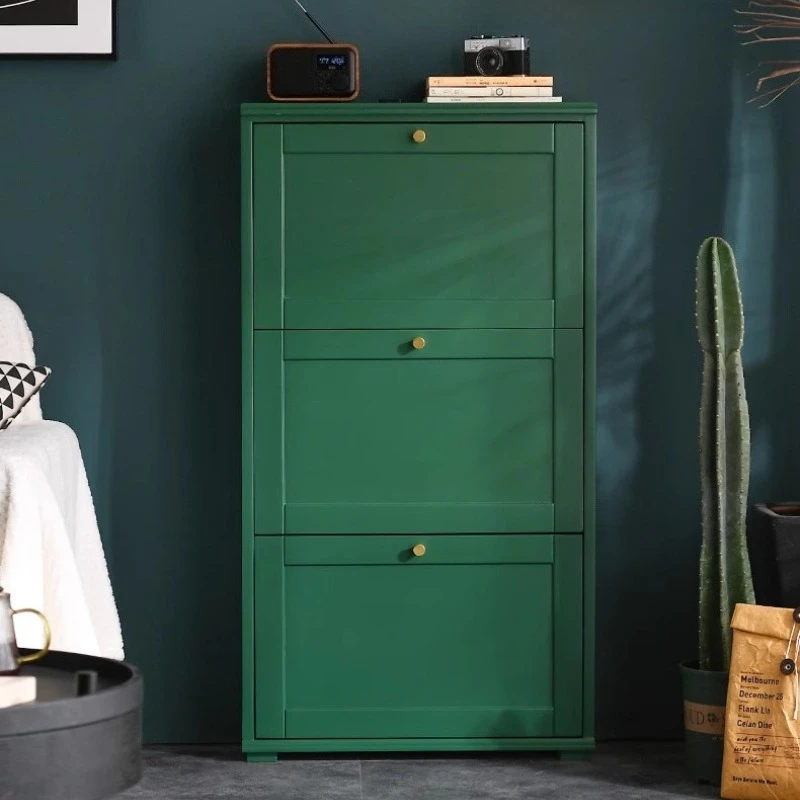 

Tipping Bucket Solid Wood Shoe Cabinet Home Furniture Shoe Rack Shoes Organizer Shoerack Cabinets Living Room Cabinets Furniture