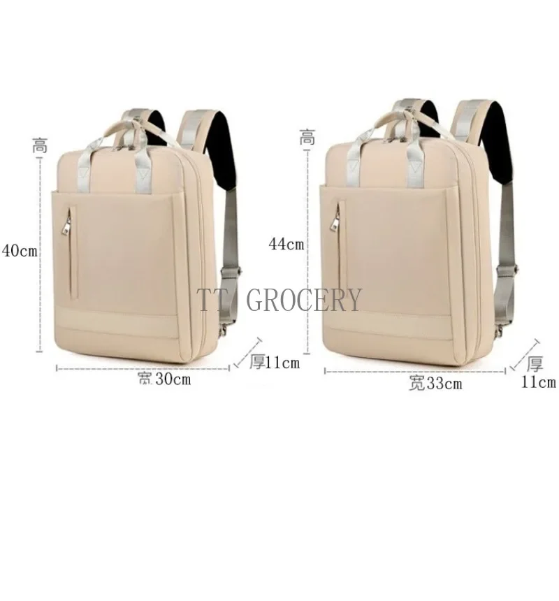 Zaino da donna per uomo Borse impermeabili multifunzionali Libri scolastici Zaini per laptop Zaino da viaggio in nylon Oxford per ragazze con