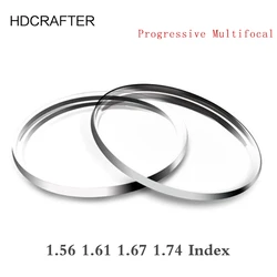 2 PCs 1.56 1.61 1.67 1.74 Progressive Multifocal Prescription Glasses Lenses Myopia Reading Optical Bifocal Prism Aspheric Lens