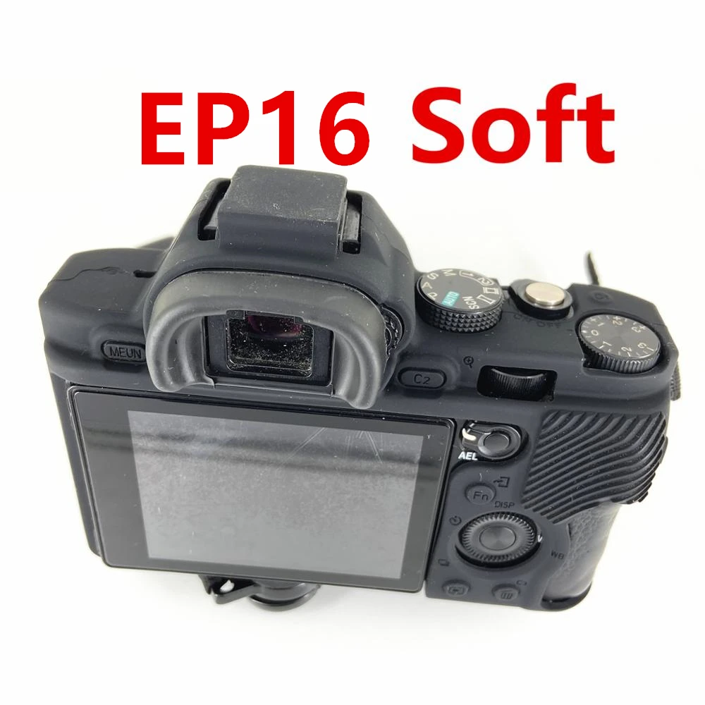 Mềm Mại/Cứng Kính Ngắm Eyecup Mắt Cốc Thị Kính Thay Thế FDA EP16 EP18 EP19 Cho Sony A1 A7 A7S A7R II III IV V A9 A7M4 A7RIV A7RM5