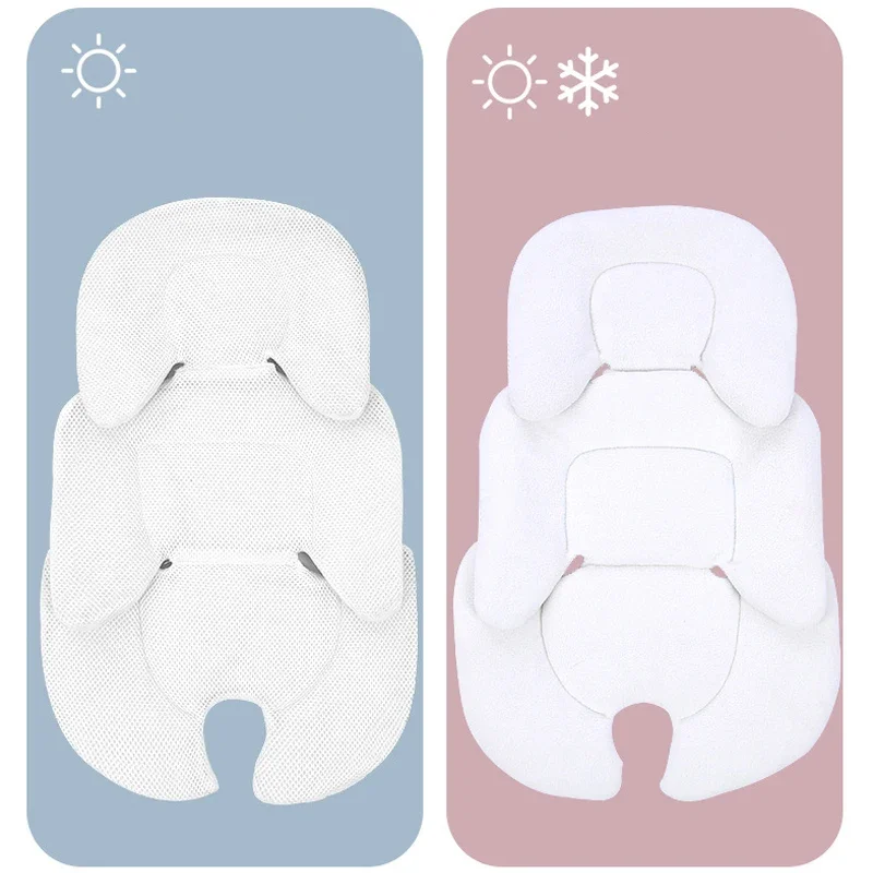 Baby Stroller Seat Pad Universal Baby Car Seat Cushion Cotton Seat Pad Child Infant Cart Mattress Mat Stroller Accessories