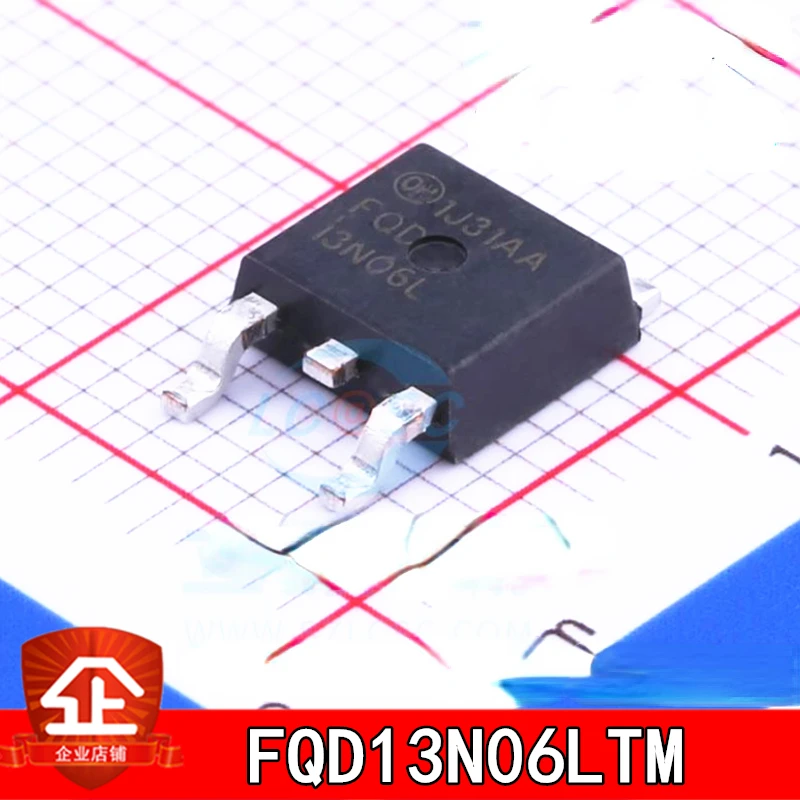 

10 шт., новые и оригинальные FQD13N06LTM FQD13N06L MOS, фотография-252 FQD13N06LTM FQD13N06L TO-252