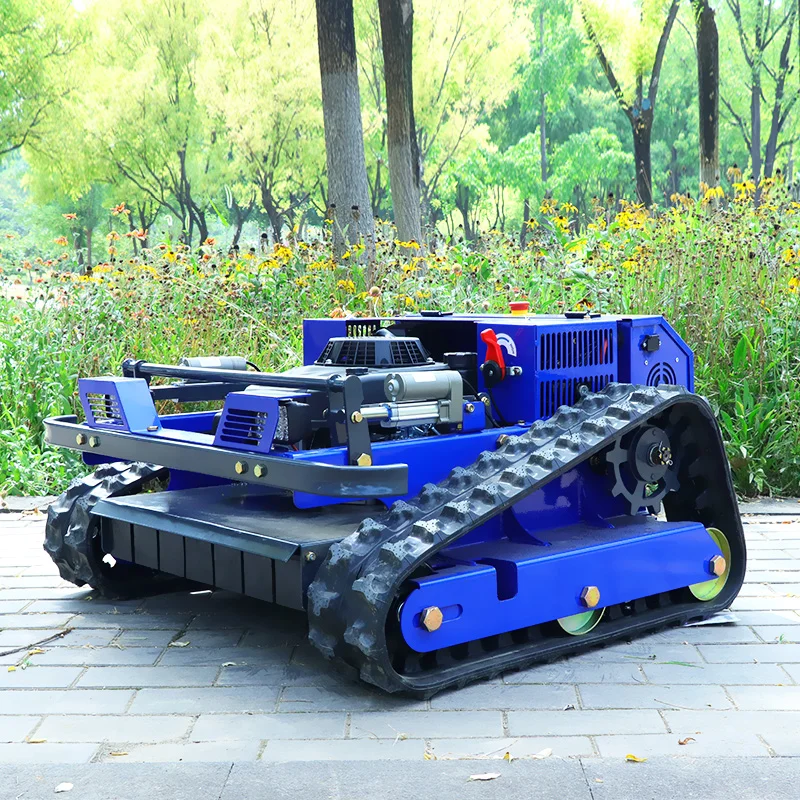 カスタマイズ可能な自走式コードレス芝刈り機（クローラー付き）、ミニ芝刈り機、4ストロークゼロターンコードレス芝刈り機搭載