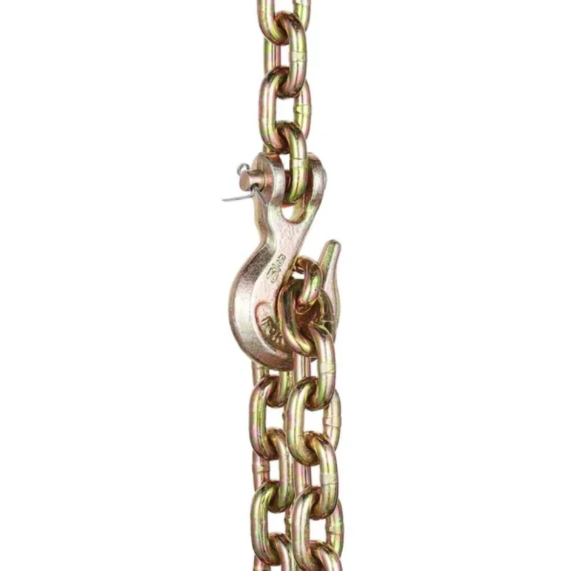 

VEVOR Binder Chain G80 Tie Down Tow Chain with Two Hooks 5/16" x 10.3' 4900 lbs