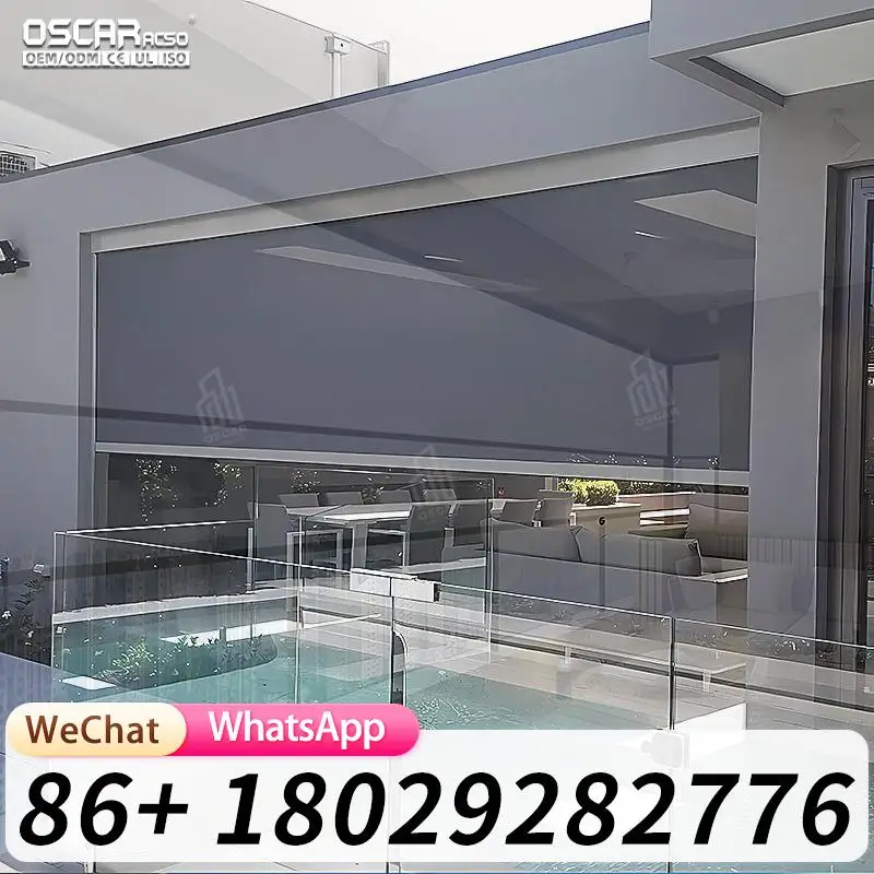 

Регулируемый складной уличный навес на крыше со светодиодной подсветкой для патио, сада, террасы, рулонных штор