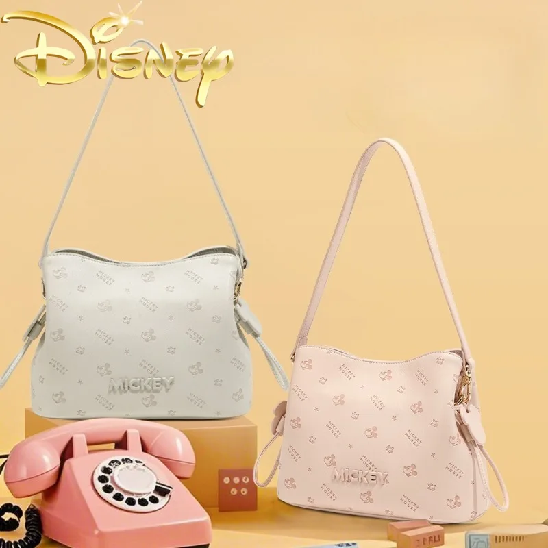 

Disney Original New Women's Handbag Luxury Brand Fashion Women's Shoulder Bag Large Capacity 2-piece Set Cartoon Women's Bag