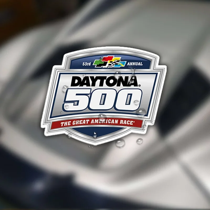 1PC 데이토나 500 스티커 - 노트북, 자동차, 휴대폰 케이스용 탈부착 가능한 자가 접착 데칼 |   레이싱 기프트, 생생한 프린트