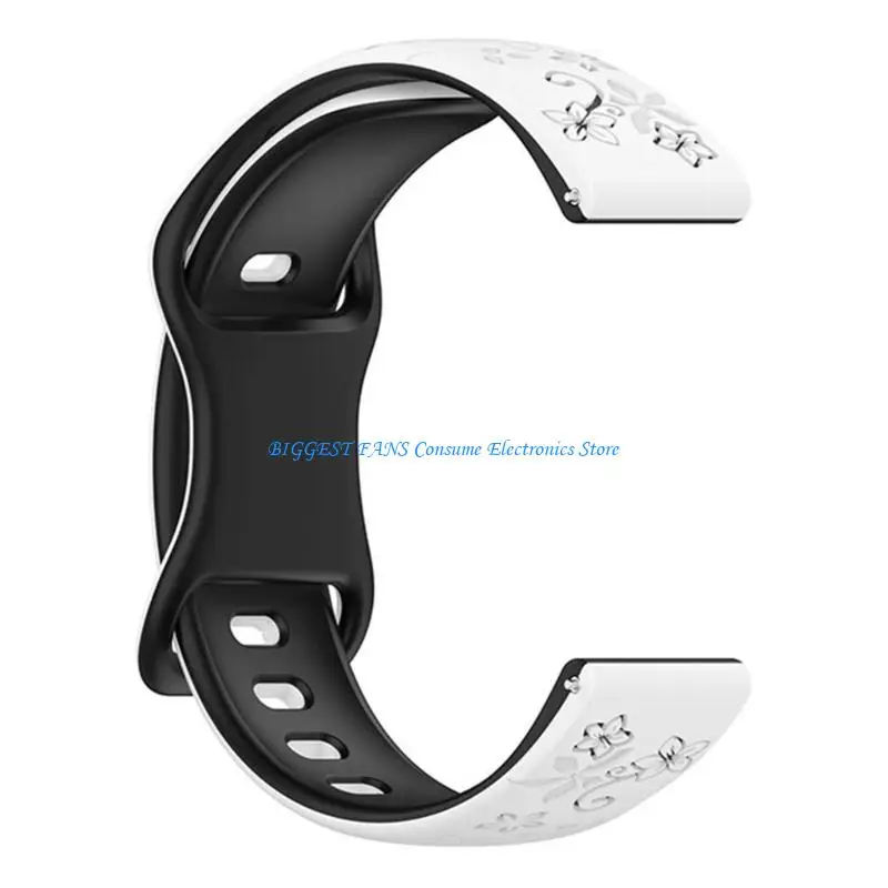 

F68B Stylish Double Color Breathable Belt Watchband For Watch 7 Waterproof Bracelets