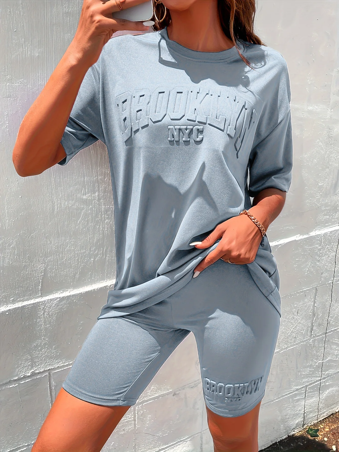 

Женская футболка из ледяного шелка с круглым вырезом, повседневная, с креативным принтом, влагоотводящая, легкая, дышащая