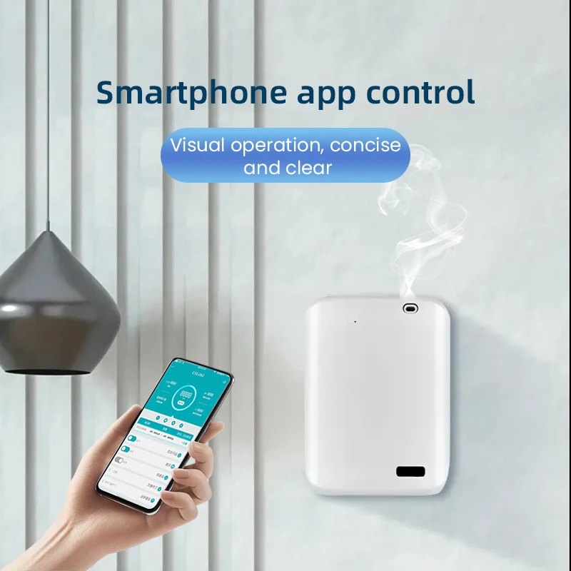 Distribuidor eléctrico de fragancias para habitación, máquina difusora de aceites aromáticos con Bluetooth, temporizador inteligente, dispositivos